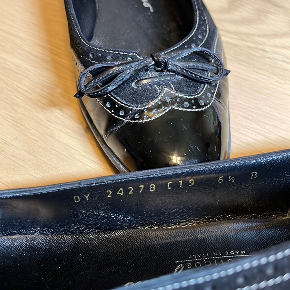 Ferragamo Leather Short Heels 6 1/2 B - Picture 6 of 7